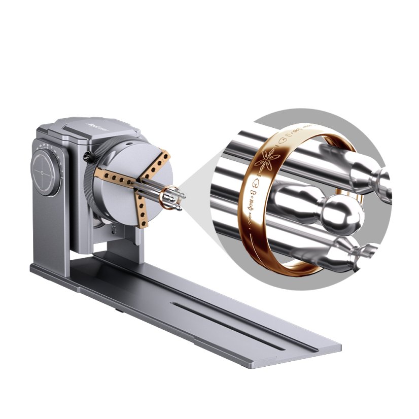 AlgoLaser Rotary Chuck Rotačné  Čeluste na Gravírovanie Pohárov, ARC