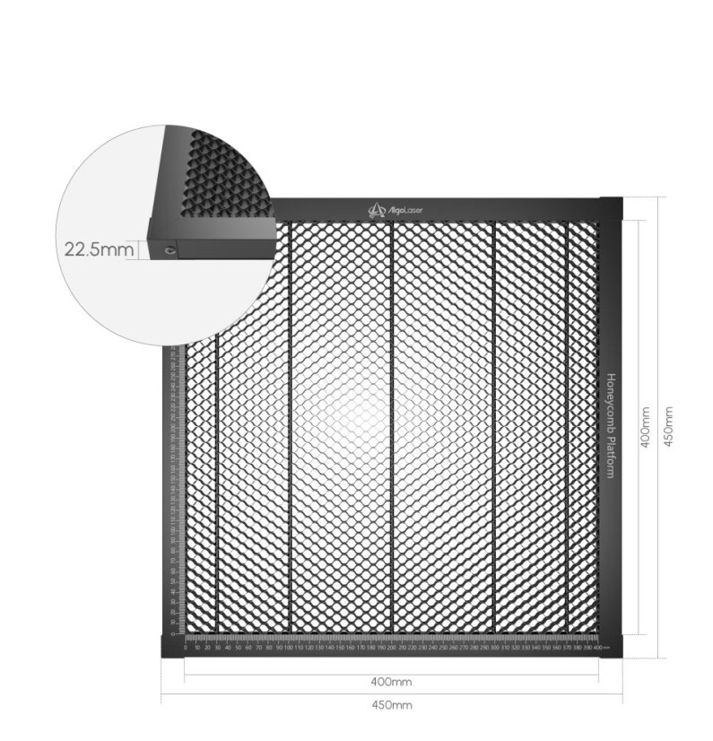 AlgoLaser 450*450mm Honeycomb Platform, Voštinová Podložka Pod Laser