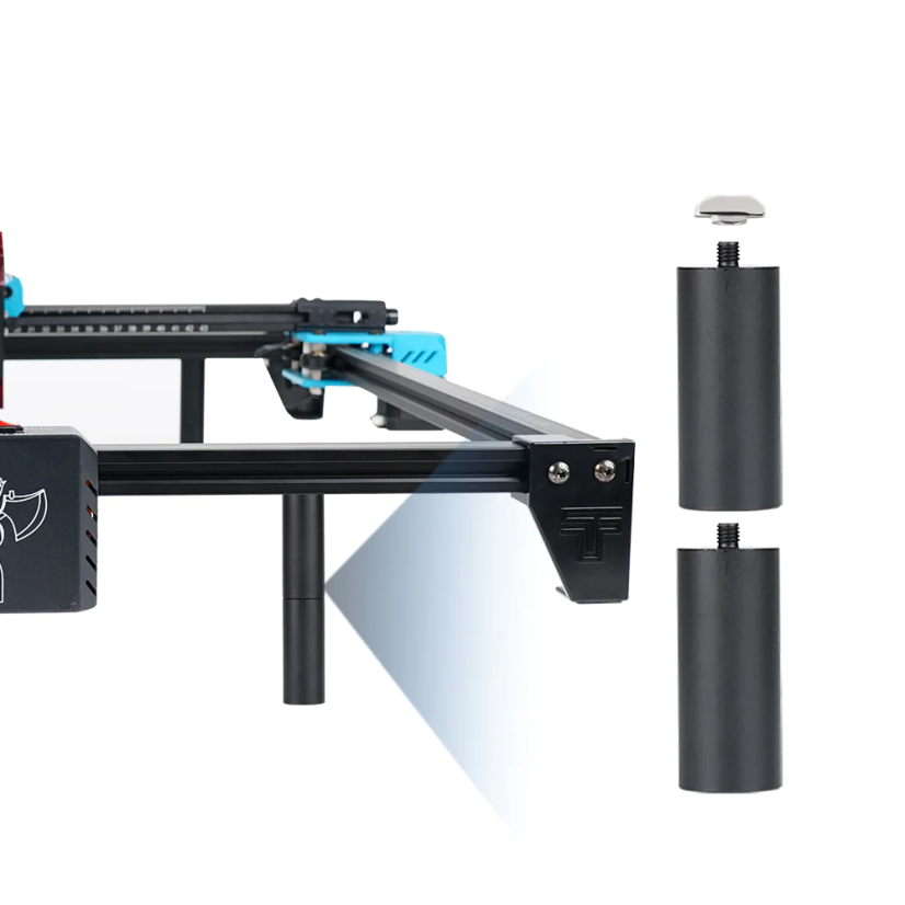 ACSRSL150 Dištančné podložky pre laserové gravírky 150mm 2