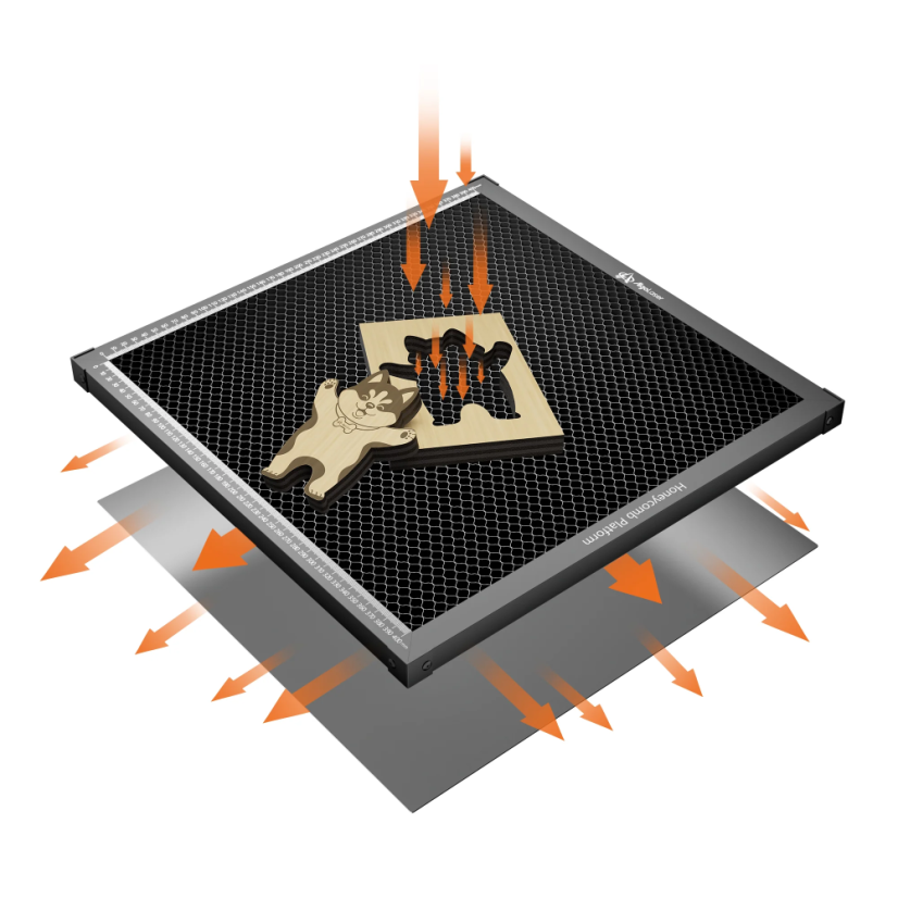 AlgoLaser 450*450mm Honeycomb Platform, Voštinová Podložka Pod Laser